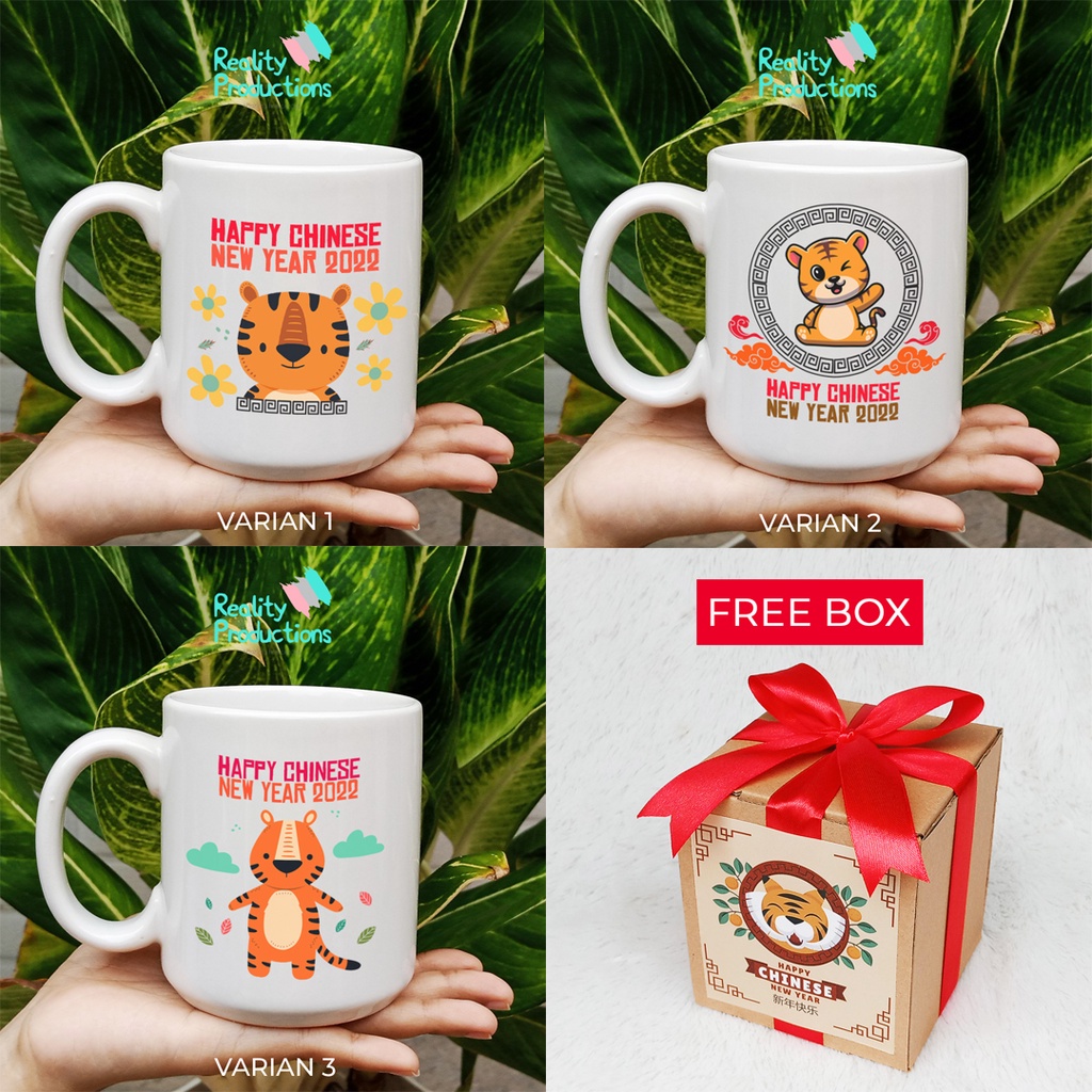 Hampers Mug Chinese New Year untuk Hadiah Imlek 2022