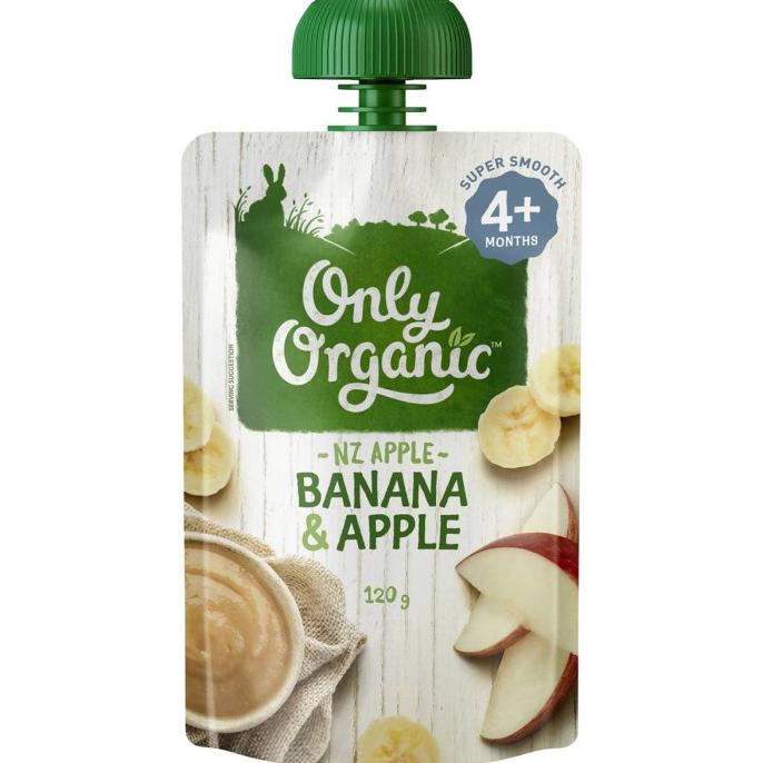 

Jual Only Organic Pouch Food Banana & Apple 4+ Murah