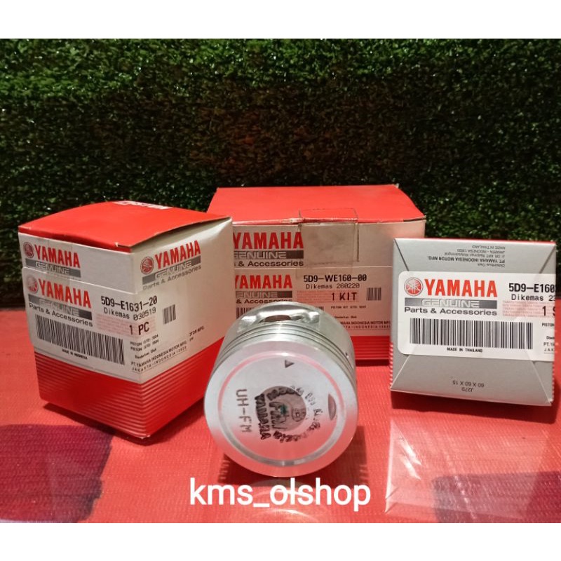 Piston Kit Tanpa Pen / Klip Seher Vega ZR Size STD 5D9-WE160-00