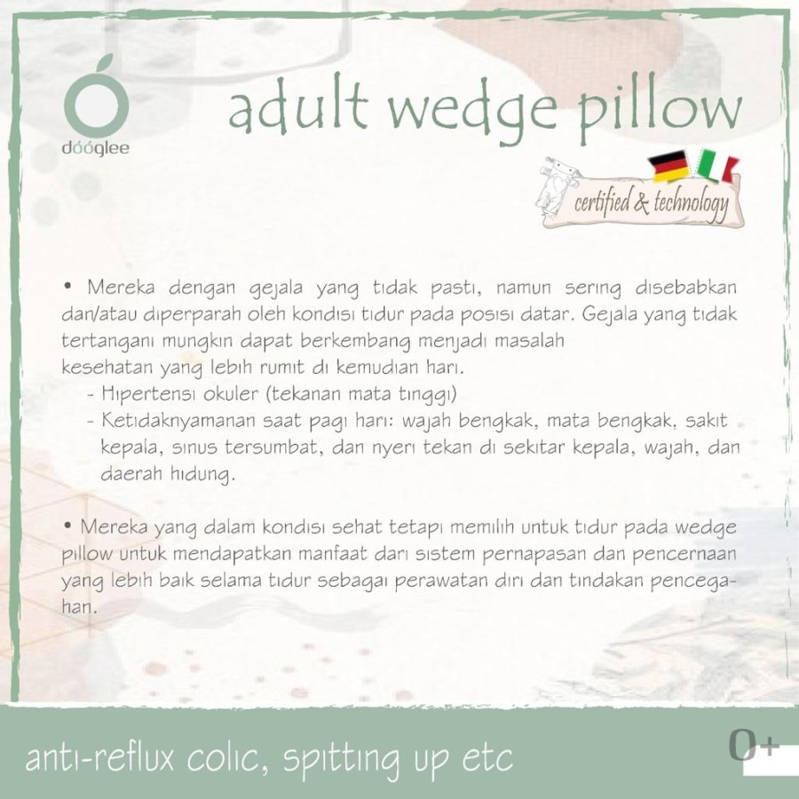 Dooglee Wedge Pillow PLUS