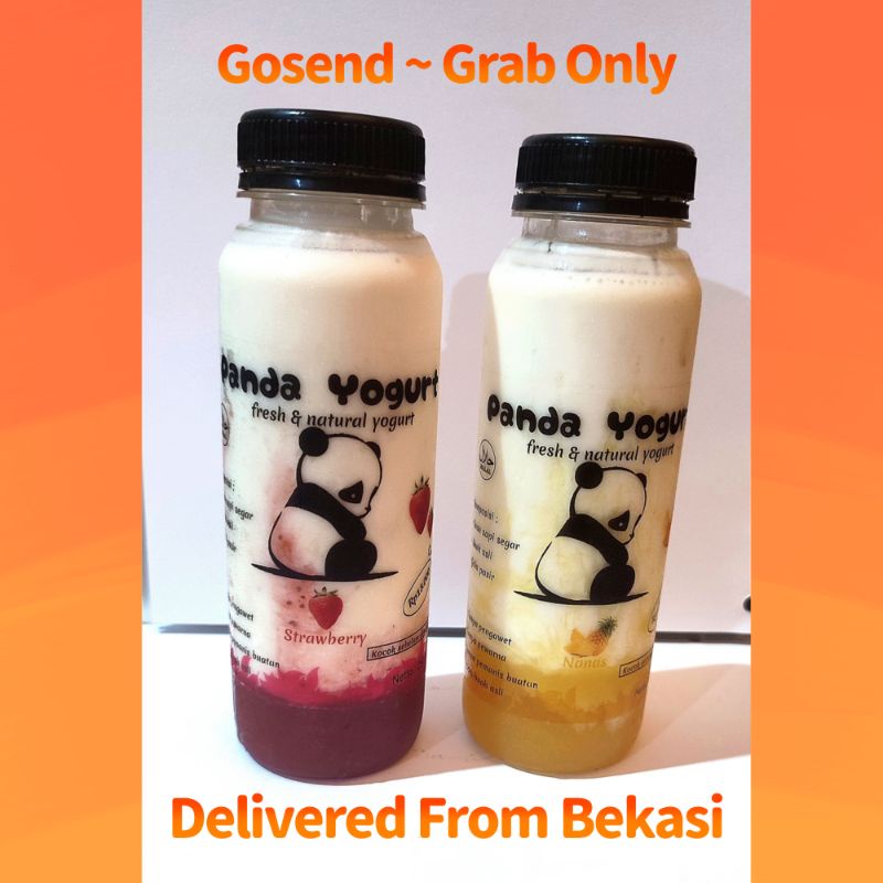 

Yoghurt drink homemade home made merk Panda Yogurt