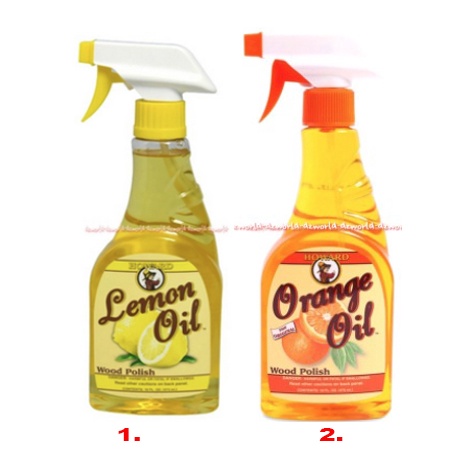 Howard Lemon Oil Orange Oil Wood Polish Cairan Pembersih Furniture Kayu Perabot 473ml Howards Wangi Lemons Oils Jeruk