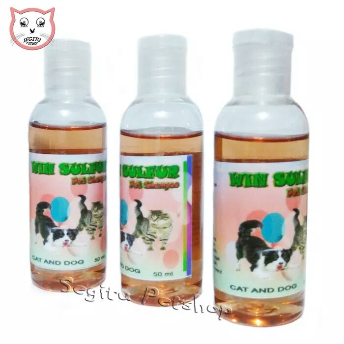 Shampo Kucing Wangi Win Sulfur Repack 100 ML