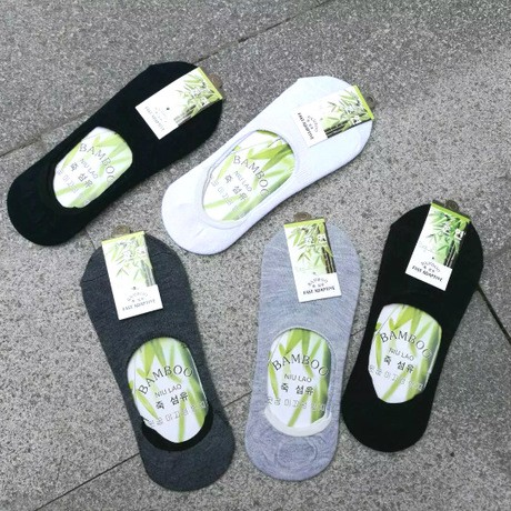 Kaos Kaki pendek Serat Arang Bambu Import SCH010