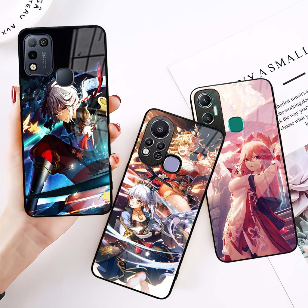 (HS08) Case Glossy Infinix HOT 8 | 9 | 9PLAY |10 | 10S  | 10PLAY | 11 | 11S | 11PLAY | Casing Hp Kil