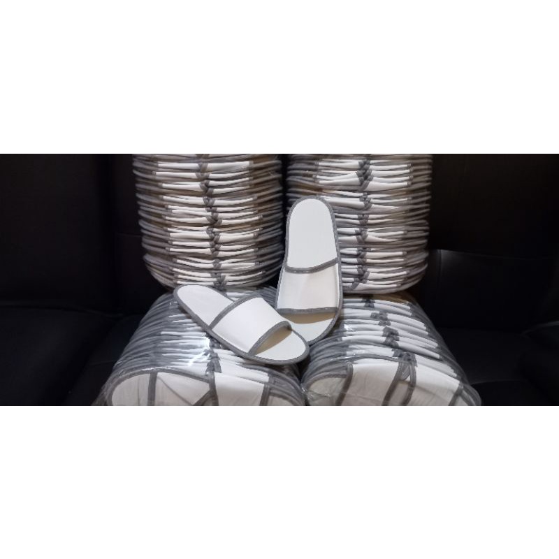 sandal lantai/hotel bahan sepon 4ml /list abu-4