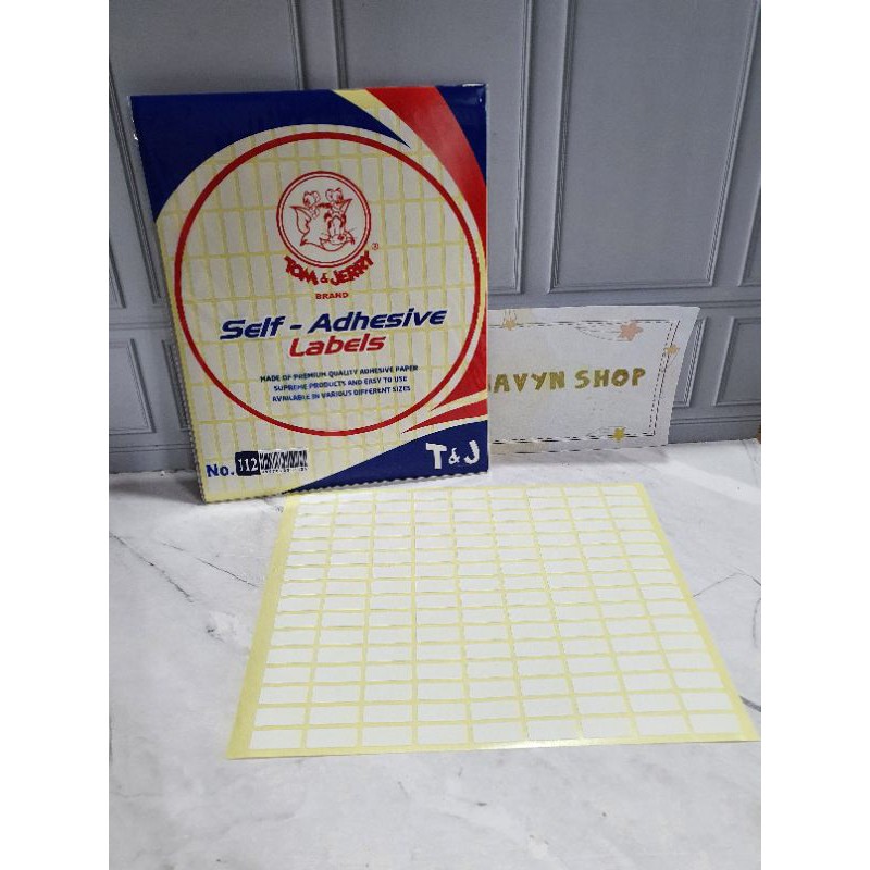 label nama/label/sticker/label kertas/tom jerry-112