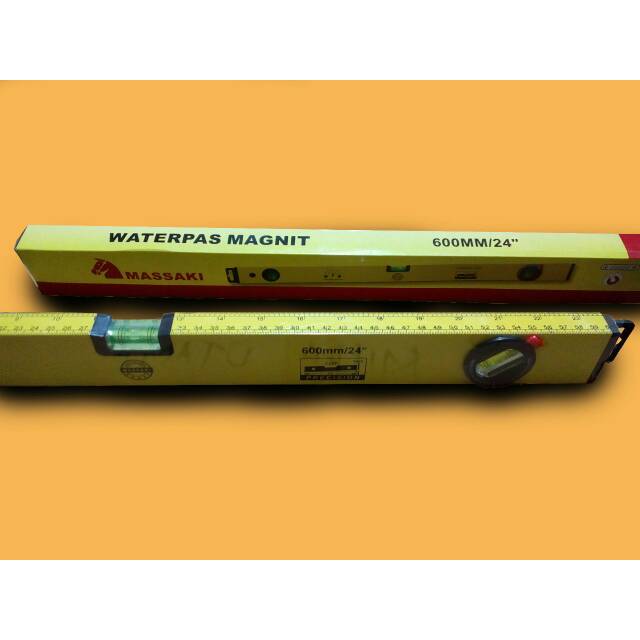 Waterpass Magnet 24&quot; Merk Massaki / Berkualitas / Harga Grosir!!!