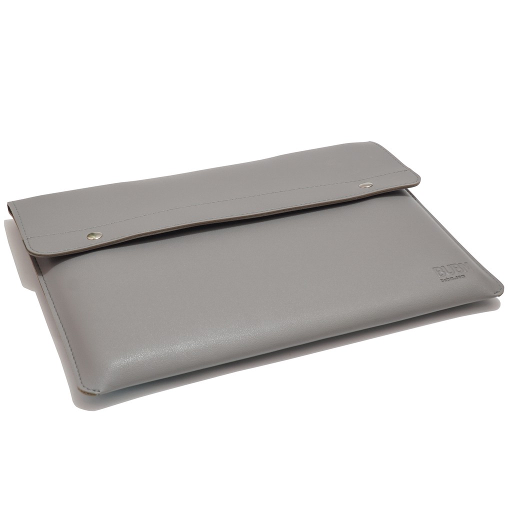 Tas Laptop 13 inch Sleeve Case Macbook Bubm Waterproof - Grey