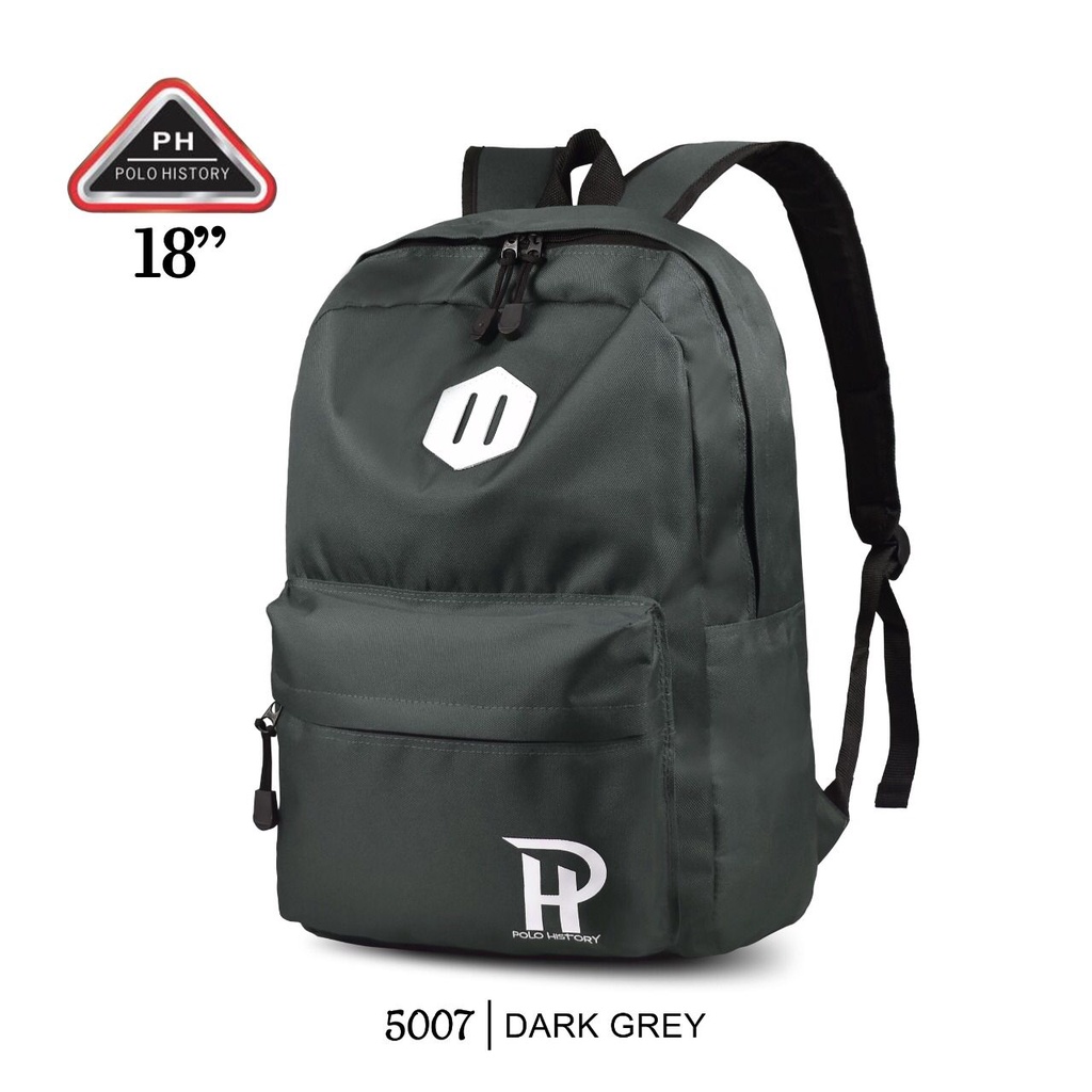 { FF } Tas Ransel Sekolah Polo History 5007 '18/ Unisex / Ransel Fashion /Tas Laptop / Waterfroof