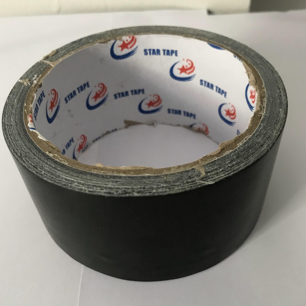  Lakban  Kain Hitam 2 Inch x 8M Cloth Tape 48 mm Linen 