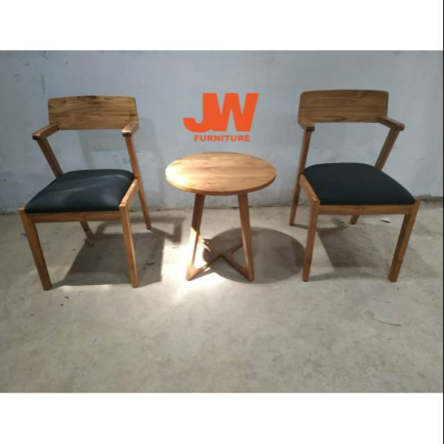 Kursi teras kayu / kursi teras minimalis / kursi teras jati - JW Furniture