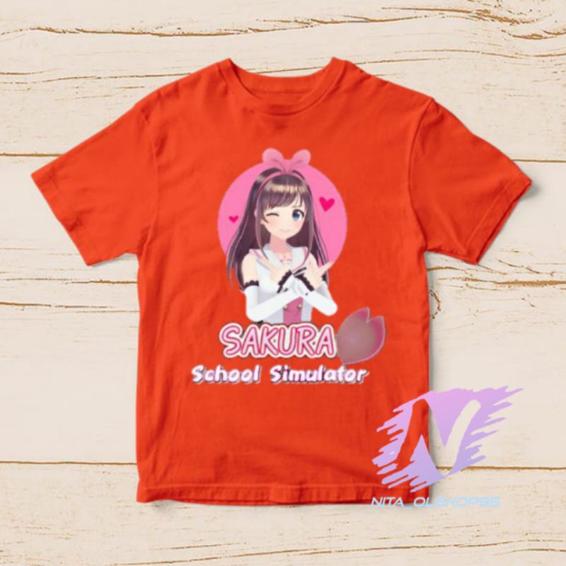 kaos sakura school simulator love terbaru kaos anak