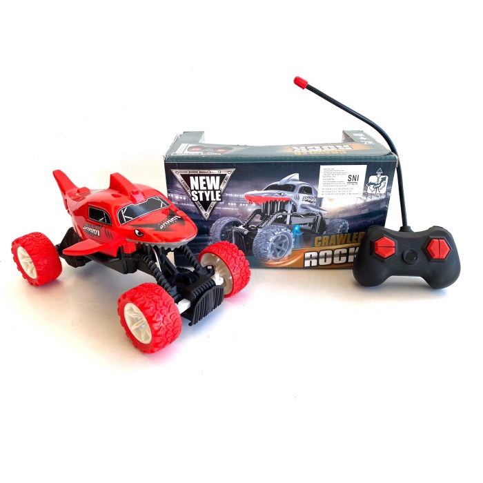 Mobil Remote Control 2Wd Rock crawler Monster Truck Mainan Remote Control Offroad RC Climbing car