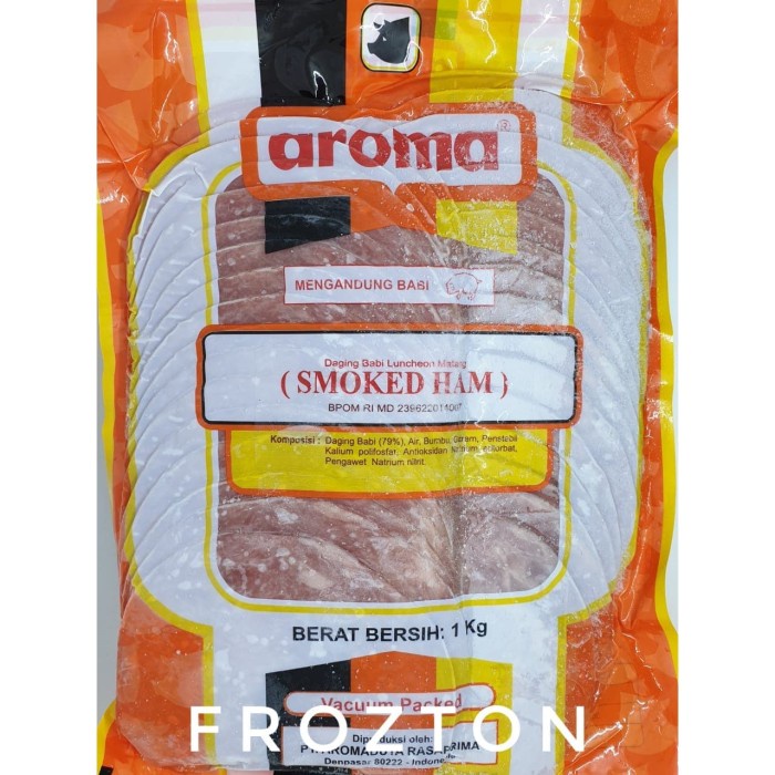 

Daging Asap - Pork Smoked Ham Aroma Babi (1 Kg) Daging Babi Asap