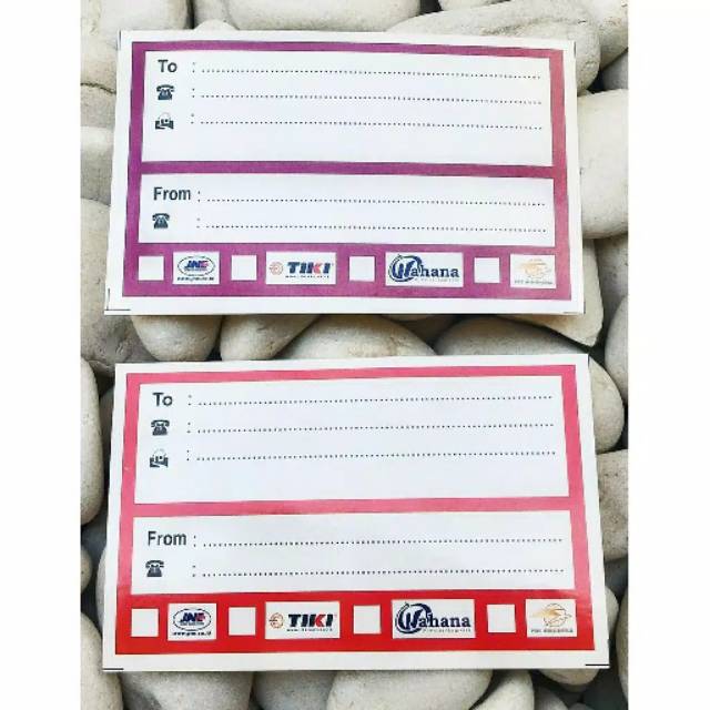 

Label packing nama produk olshop harga satuan