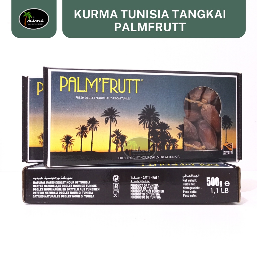 KURMA SUKARI AJWA TUNISIA KHALAS BAM 500GR