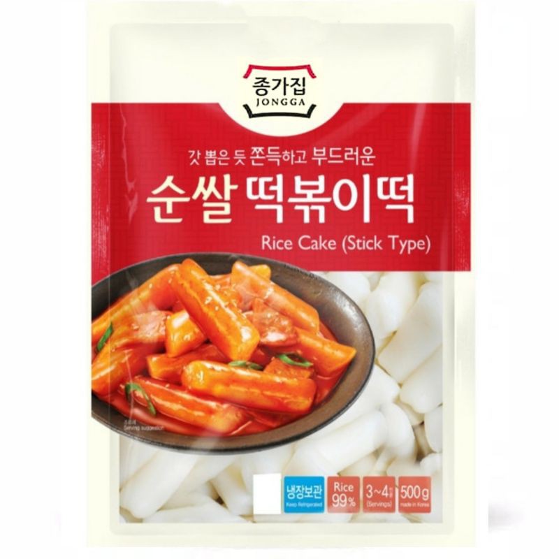 

RICE CAKE STICKS TYPE JONGGA 500GR