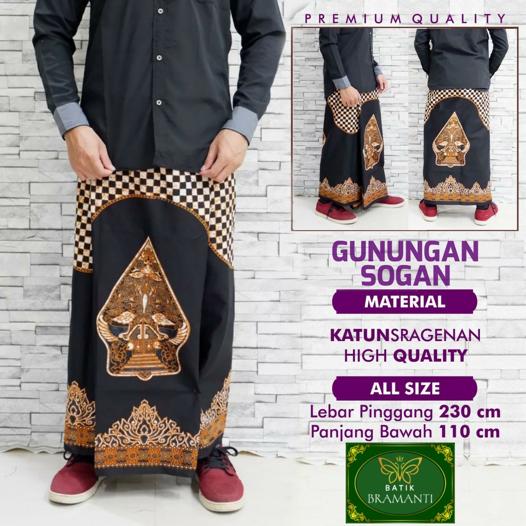 Sarung Batik Gunungan Sogan Bbramanti Batiksoloamanah 110.000