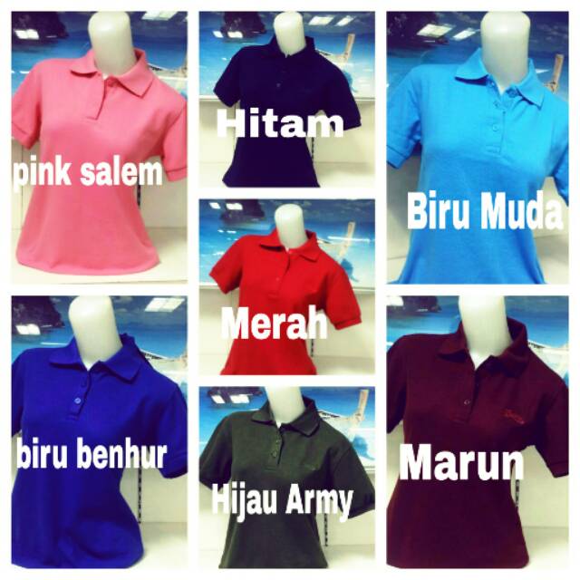 KAOS POLO SHIRT WANITA PIQUE KATUN LACOSTE