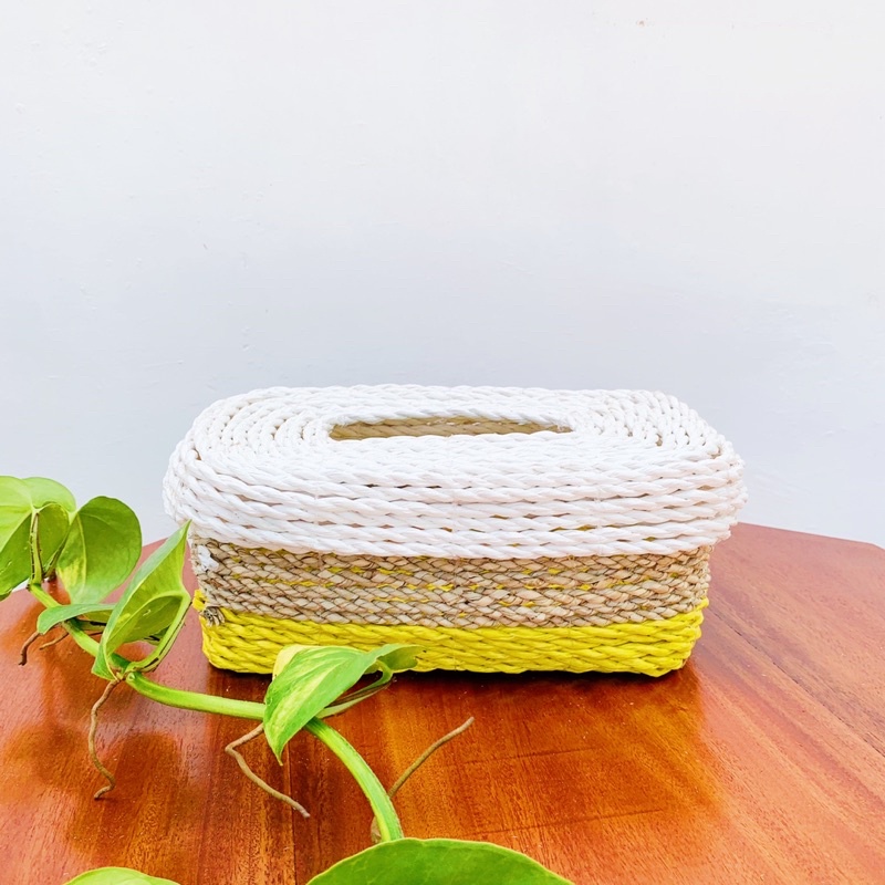 Lilystore- Tempat Tisu Anyam Seagrass / Tempat Tisu Natural / Tempat Tisu Meja / Tempat Tisu Hotel
