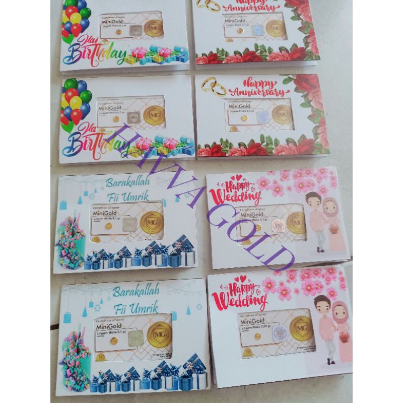 

Minigold edisi amplop giftserries 0,1 gr