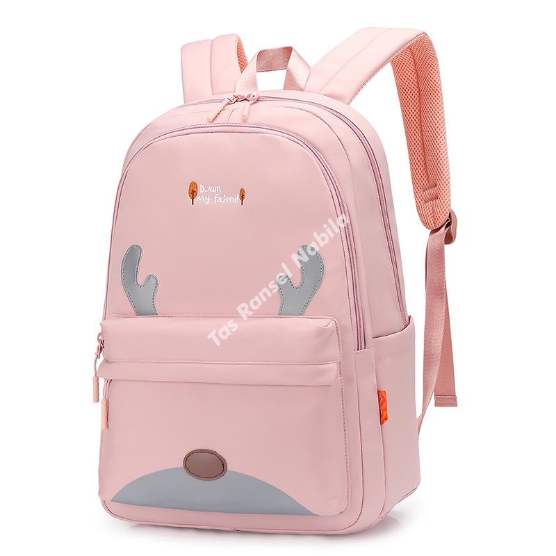 Tas Sekolah Anak Perempuan SD SMP SMA Ransel Wanita Backpack Besar