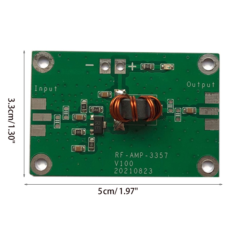 Btsg VHF 3-100MHz Penguat Frekuensi Tinggi 20dB 20dBm Low Power Amplifier