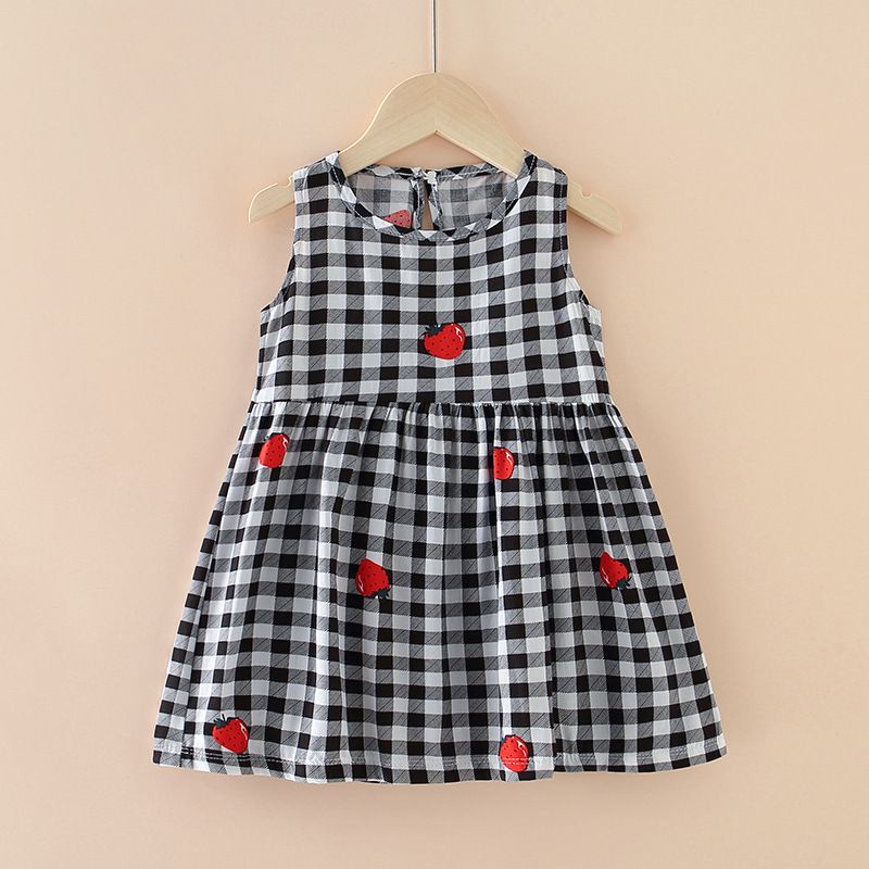 PUNCAK 3.3 stoberi - DRESS ROSIE KATUN ANAK PEREMPUAN UMUR 0-3 TAHUN/TERUSAN ANAK CEWEK A1