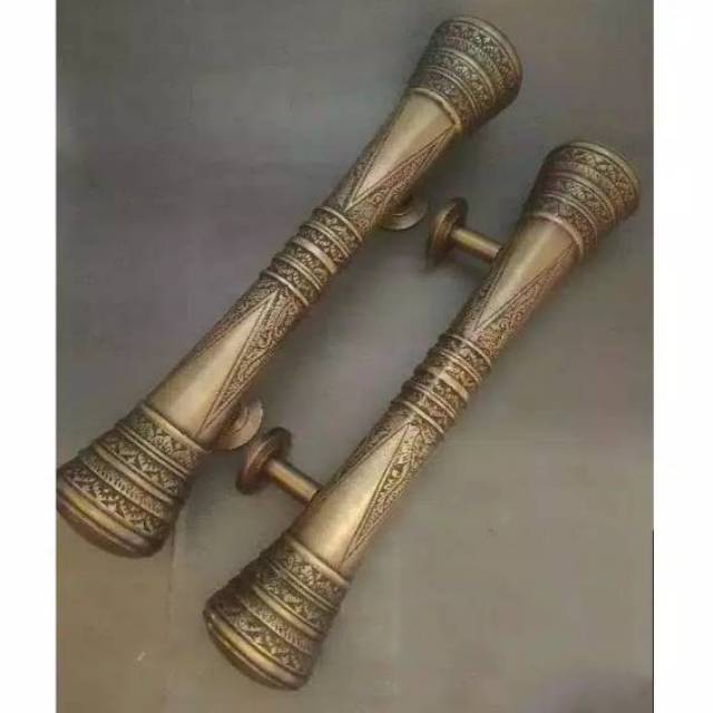 Handle Pintu Kuningan 50 cm / Brass Pull Handle - Antique Brass Juwana