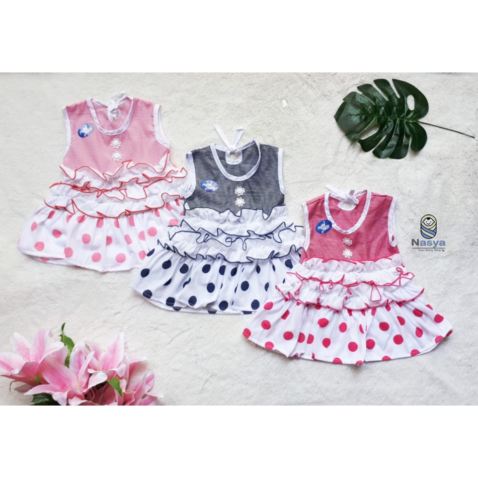 Le 16 Setelan Baju Renda Bayi Dress Anak renda tingkat Le 16 Setelan Baju Renda Bayi Dress Anak renda tingkat