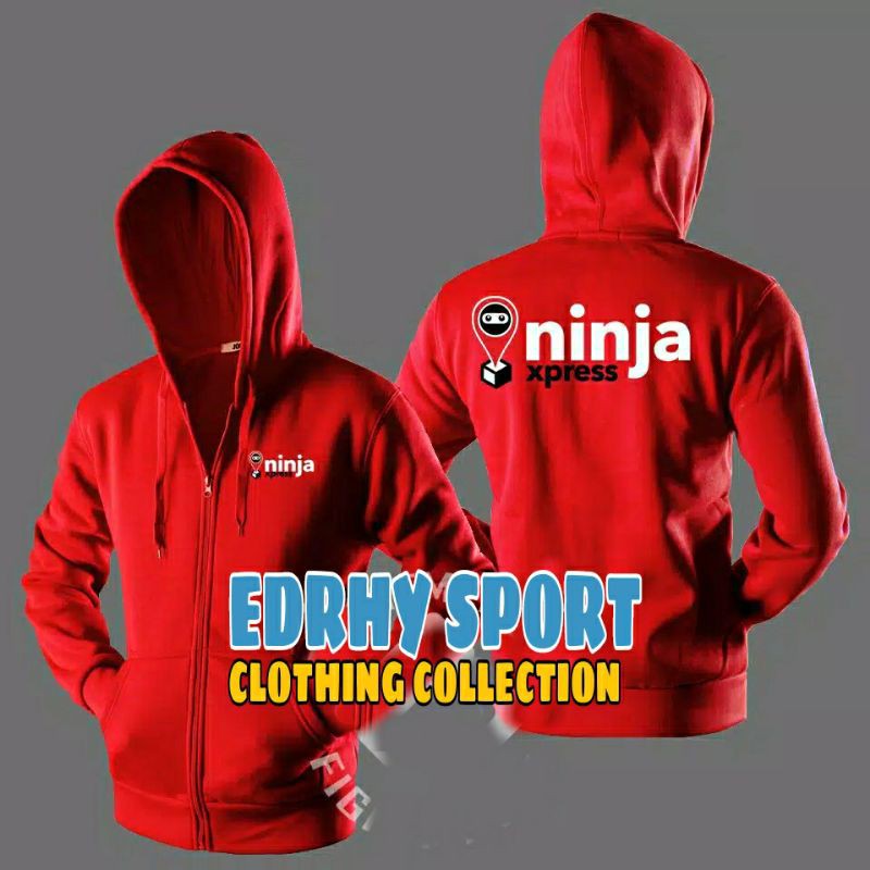 JAKET ZIPPER HOODIE EKSPEDISI NINJA XPRESS / JAKET NINJA XPRESS / HOODIE NINJA XPRESS