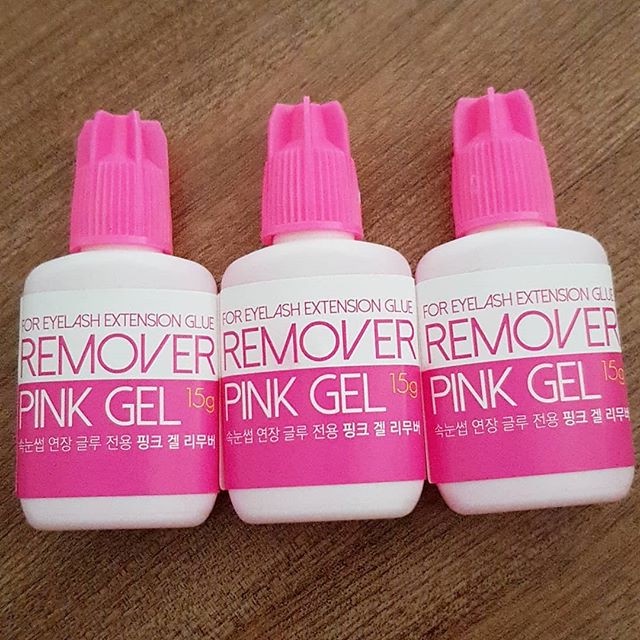 remover pink gel untuk melepas eyelash extension