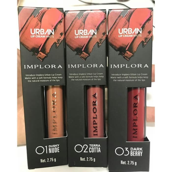 Implora Urban Lip Cream Matte Implora urban Lipcream Matte Implora Lipcream Implora Lip Cream