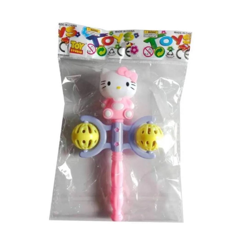 Mainan Anak bayi kerincigan lucu hello Kitty / mainan bayi hello kitty shaker