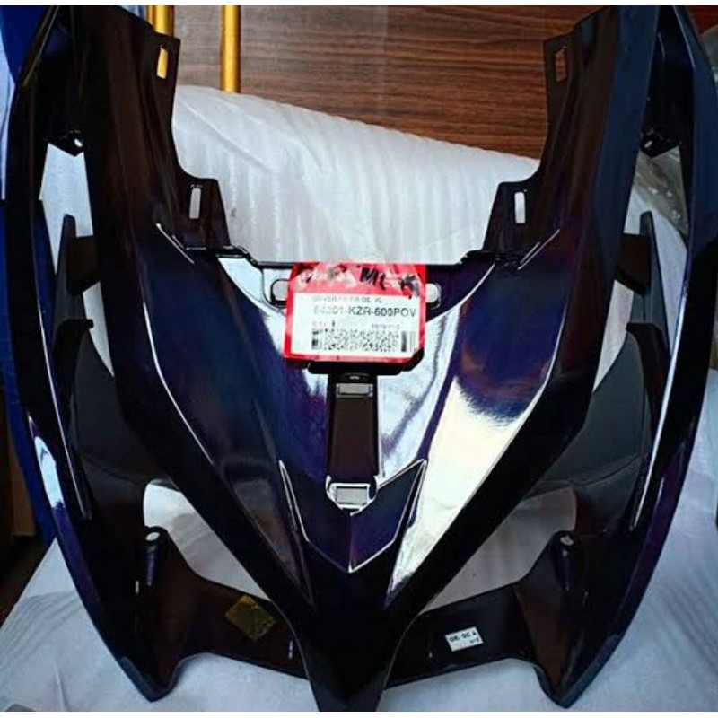 Cover Front Reflektor Panel Lampu Depan Vario 125 Fi Techno Hitam Ungu