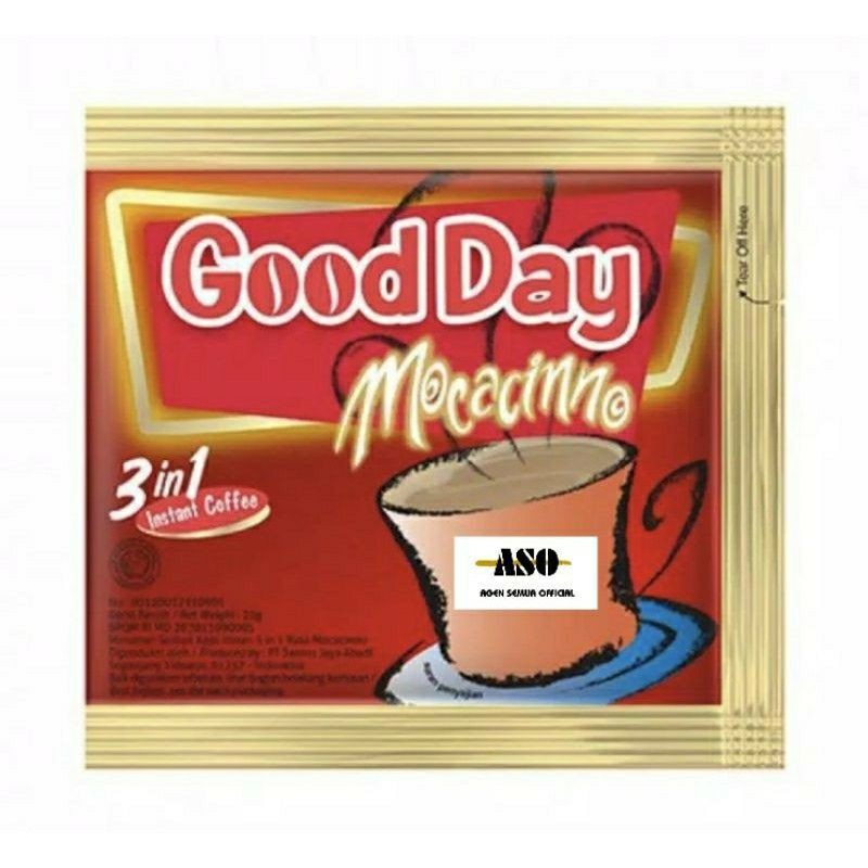 

Kopi Good Day Moccacino sachet 20gram PROMO MURAH