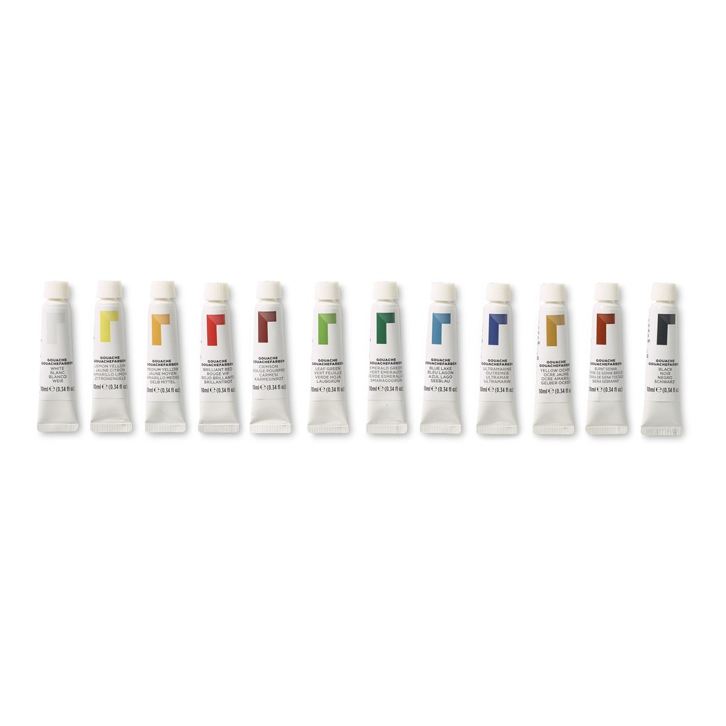 Reeves Gouache Paint - 10ml (Pack of 12)