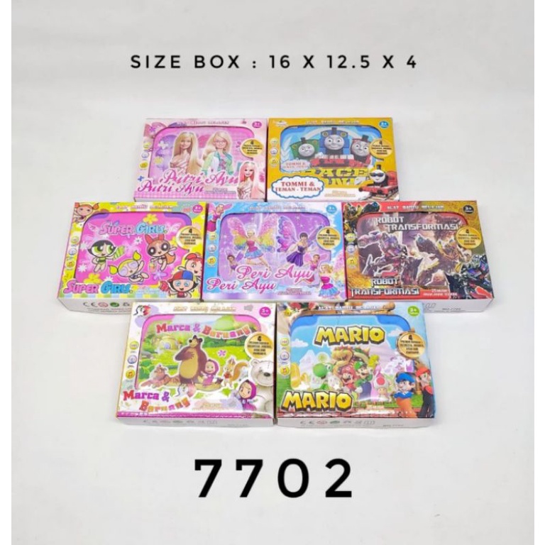 MAINAN ANAK EDUKASI LAPTOP MINI 4 BAHASA + LAYAR - LAKI-LAKI