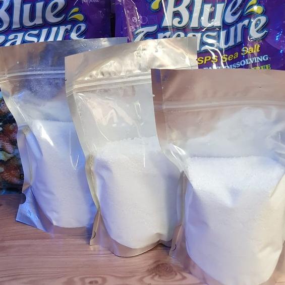 ➽ Blue Treasure Sea Salt Repack 1 Galon | Asw | Garam ikan hias air laut ☄