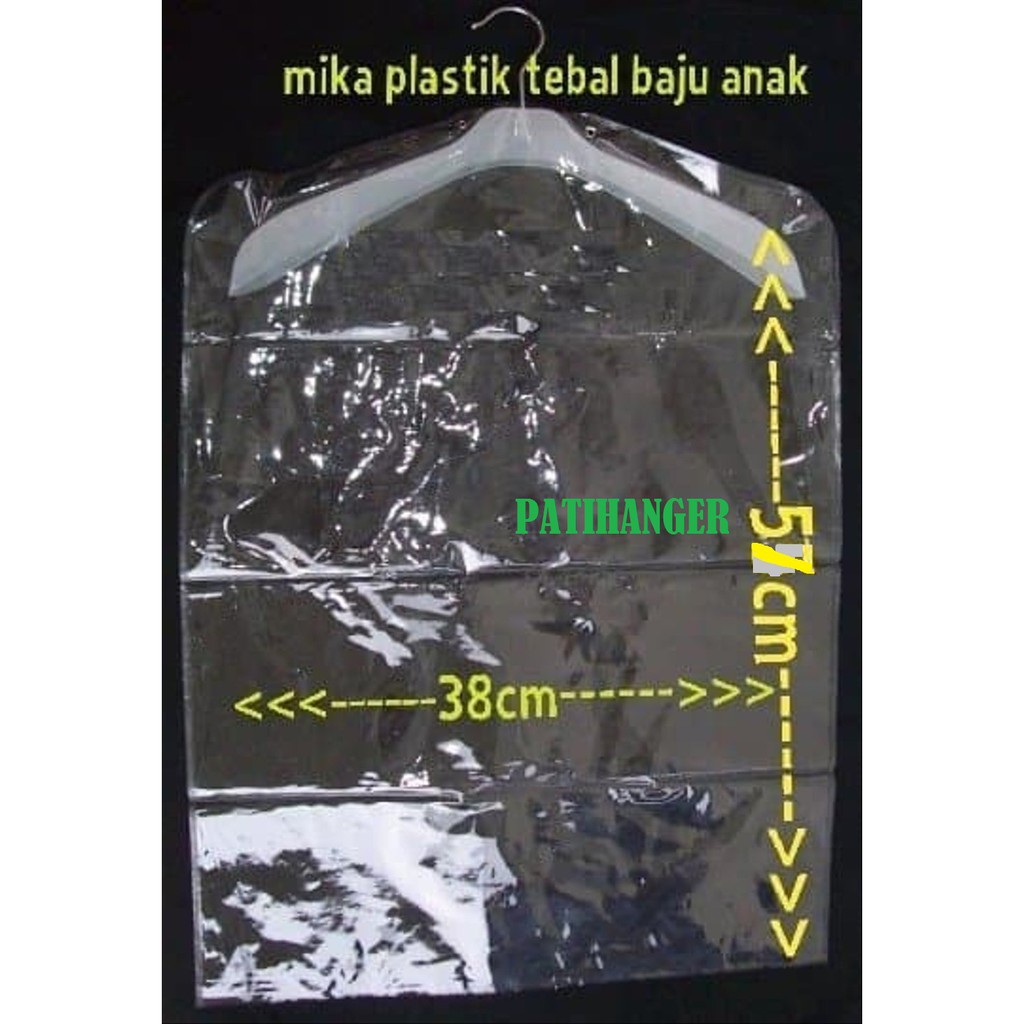 Plastik MIKA Baju Anak 38*57cm Plastik Cover Pelindung Baju Anak