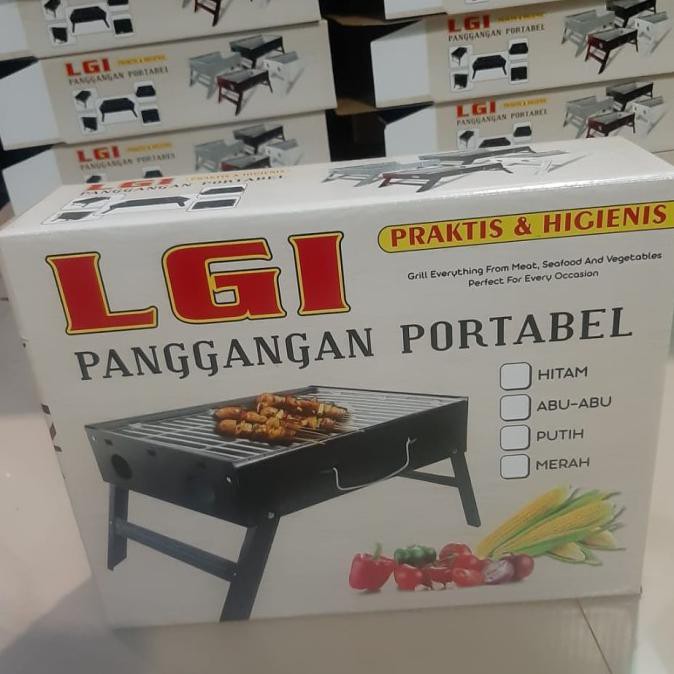 Panggangan Grill Bbq Alat Panggang Portable Lgi Multi Fungsi Grill - Diskon Khusus 