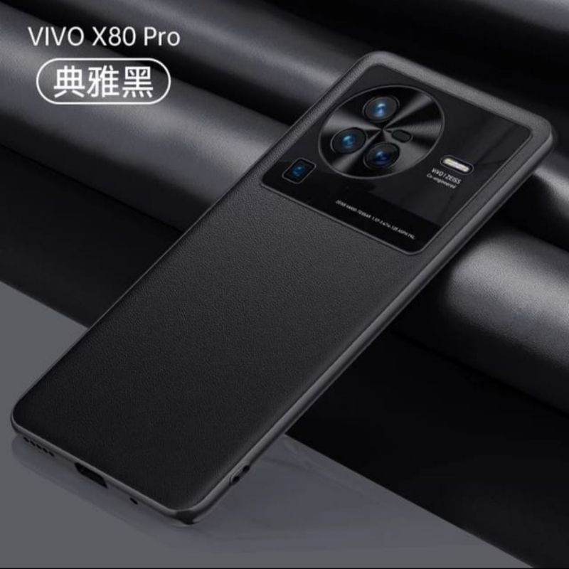 Vivo X80 PRO 5G Soft case leather code metal camera