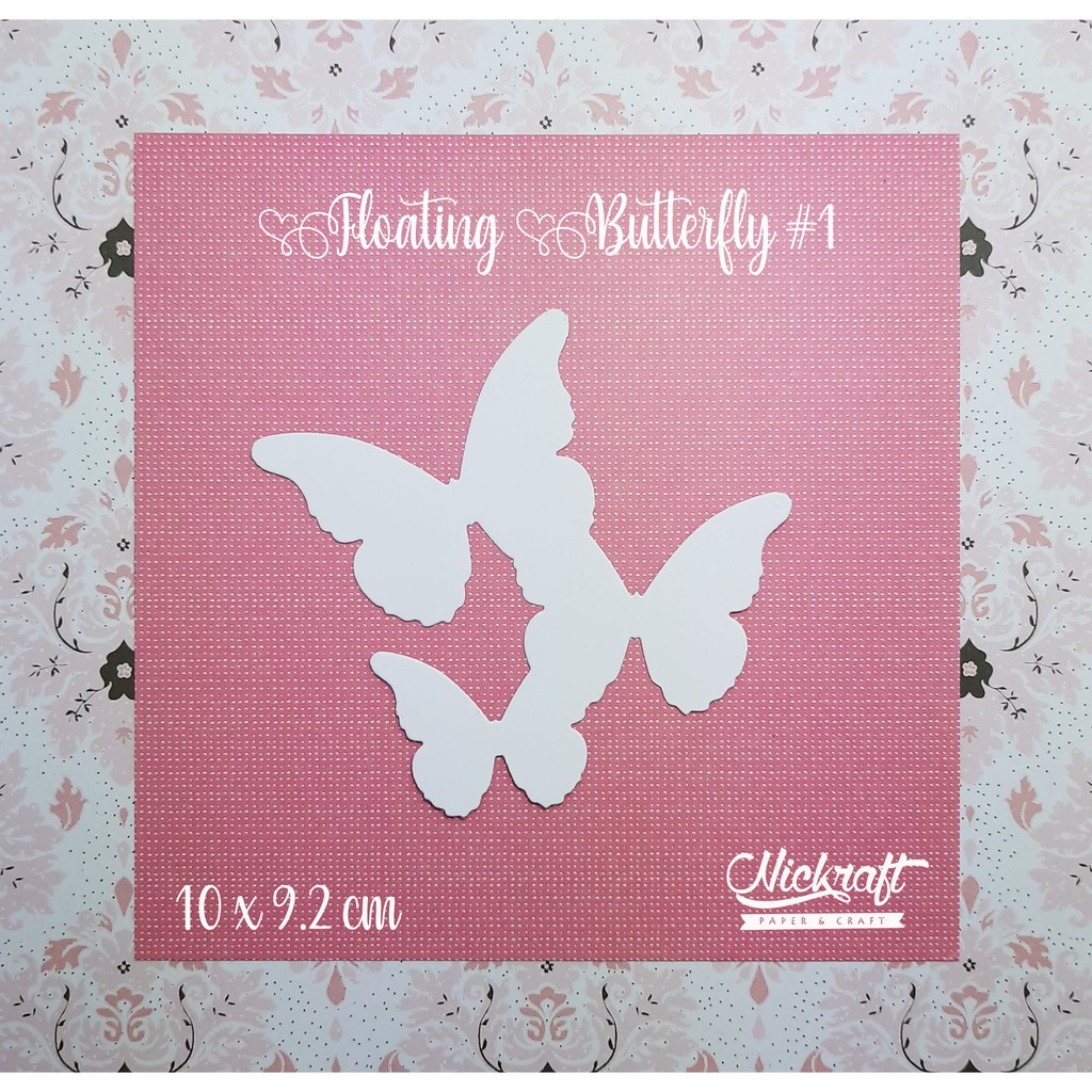 

FLOATING BUTTERFLY - HIASAN SCRAPBOOK KUPU KUPU KERTAS