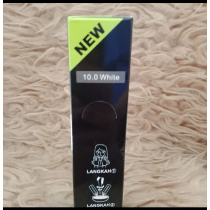Faves Hair Lightener 10.0 White cat Semir rambut Putih