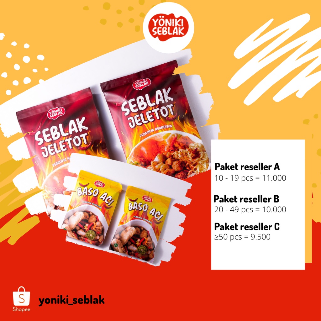 

Paket Reseller Baso Aci Harga Murah - Yoniki Seblak