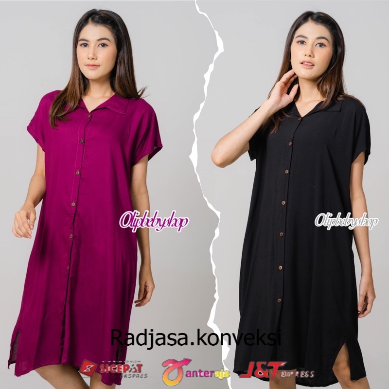 TERMURAH DASTER POLOS BUSUI / DASTER VIRAL  / DASTER RAYON PREMIUM / LULA HOMEDRESS / DRESS WANITA B