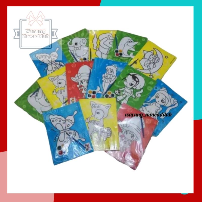 

Painting murah mewarnai cat air
