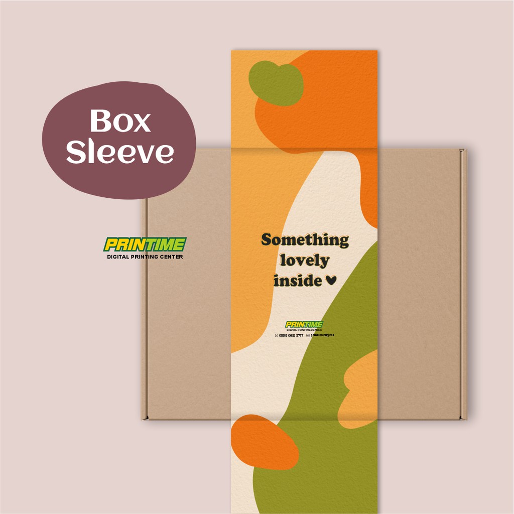 Box Sleeve / Packaging Sleeve / Slide box packaging / bungkus packaging / paperbelt - PRINTIME