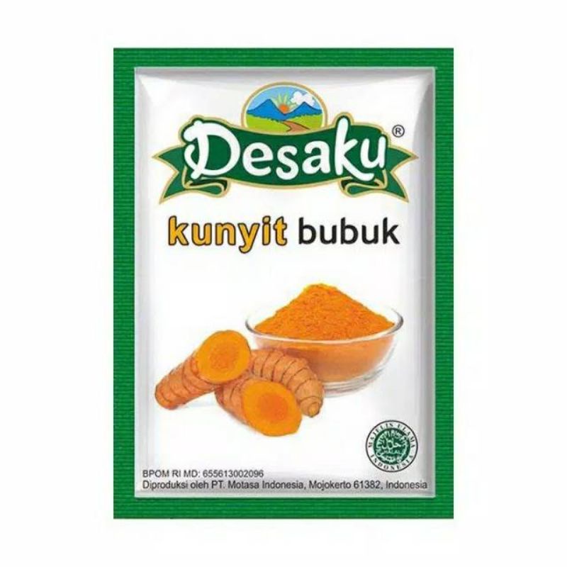 

RENCENG Desaku Kunyit Bubuk Isi 10 Sachet @ 10 Gr